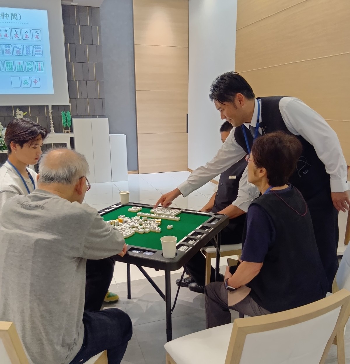 益田ホールにて健康麻雀教室を開催しました